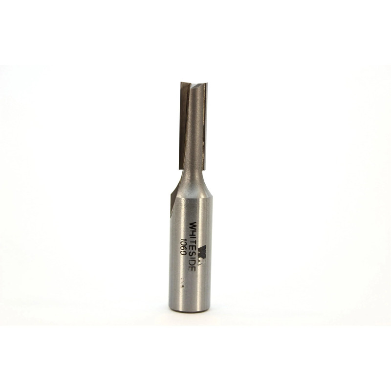Double Flute Straight Cut Router Bit - 1/2" SH - Diameter:5/16" - Cutting Length:1" - Overall Length:2-5/8"